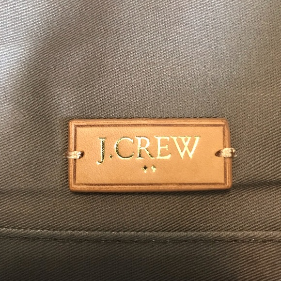 🌸 J. Crew Leather Envelope Bag / Clutch in Gold - Picture 6 of 12